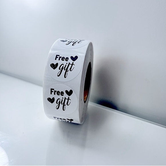 handmade Other - Packaging supplies | FREE GIFT STICKERS (Round) For Small Businesses NWT…